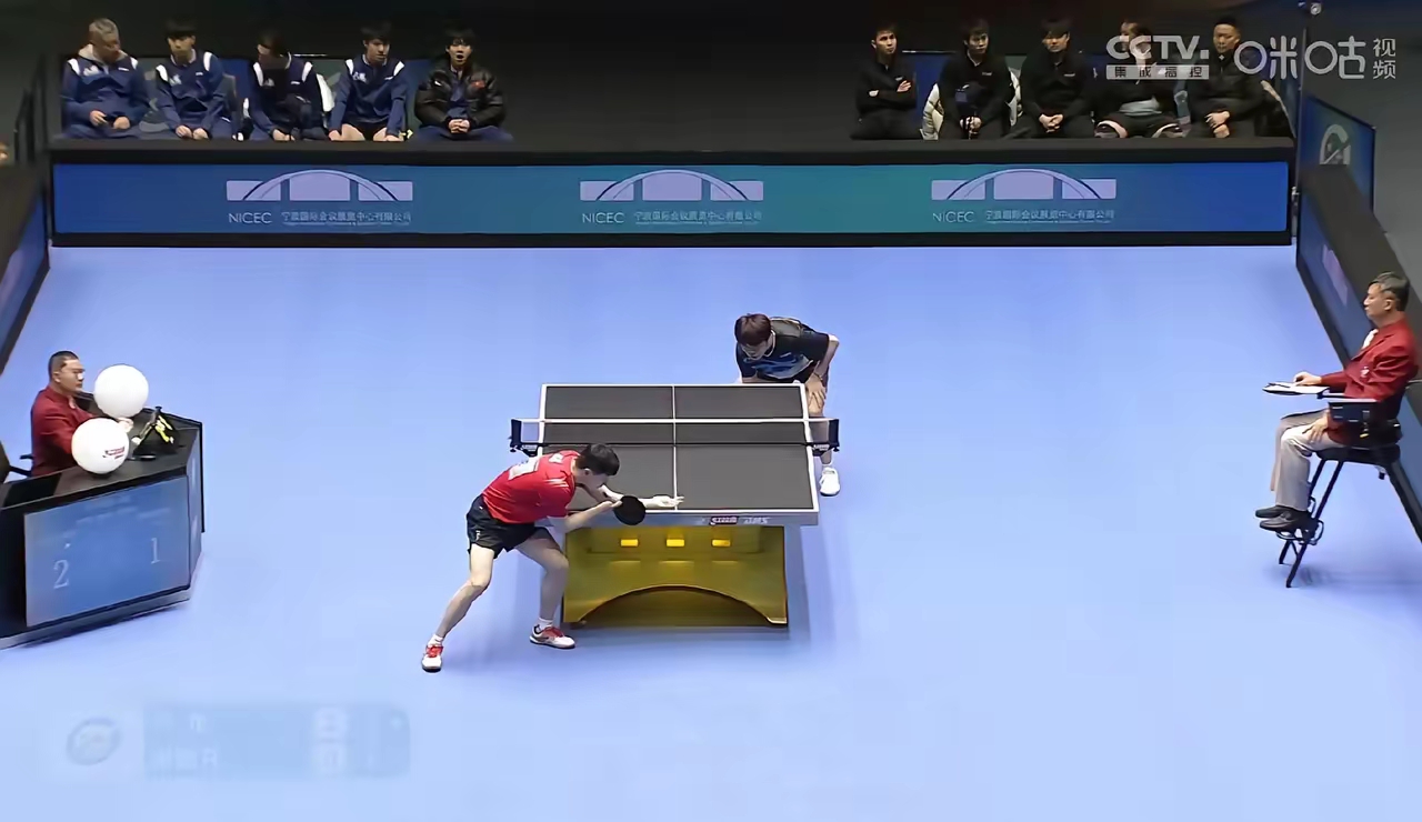 日本乒乓球队碾压法国乒乓球队，马龙统治全场的简单介绍